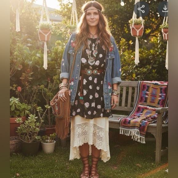 Abercrombie & Fitch Dresses & Skirts - Abercrombie Fitch Dress Womens small Blue Floral Print Fit & Flare Ruffled Hem